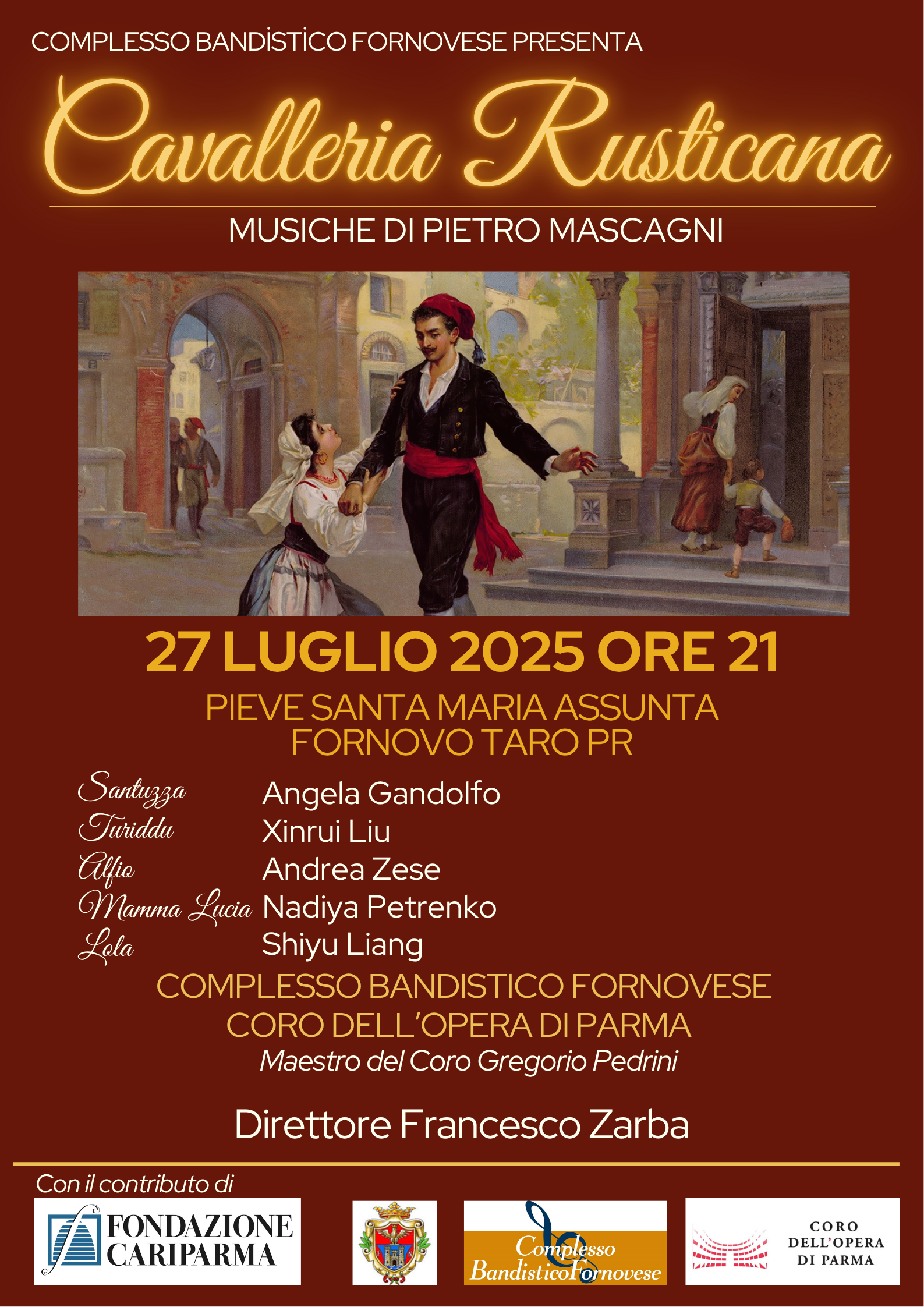 locandina cavalleria rusticana anno 2025