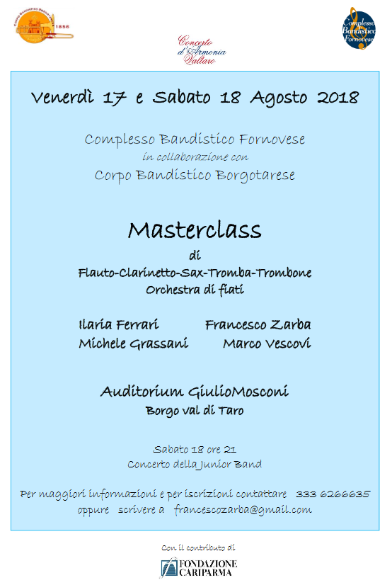 Masterclass 2018