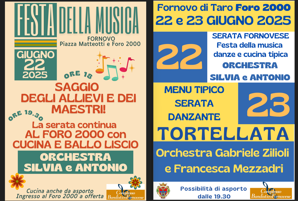 Festa della Musica e Tortellata anno 2025